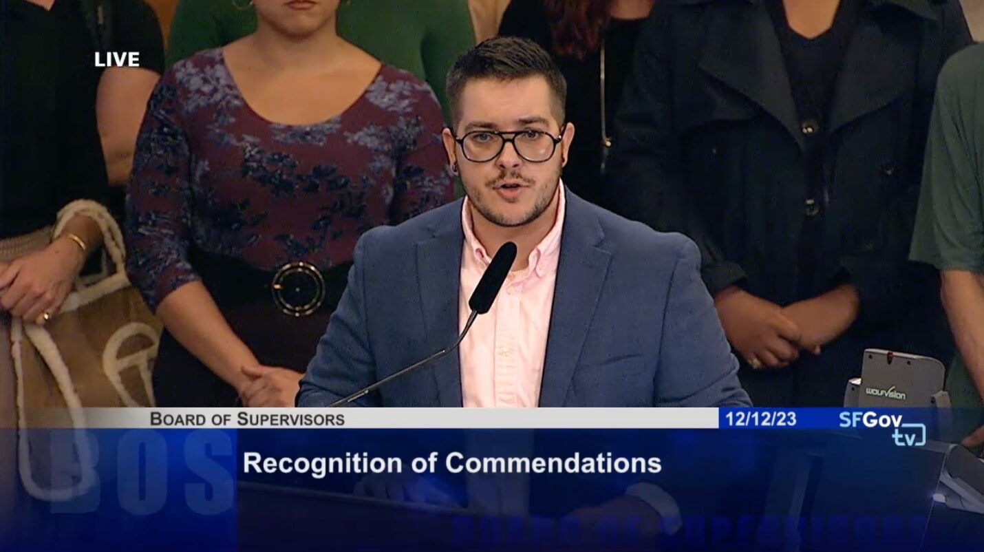 Pau Crego - Recognition of Commendations Board Of Supervisors SFGov.tv
